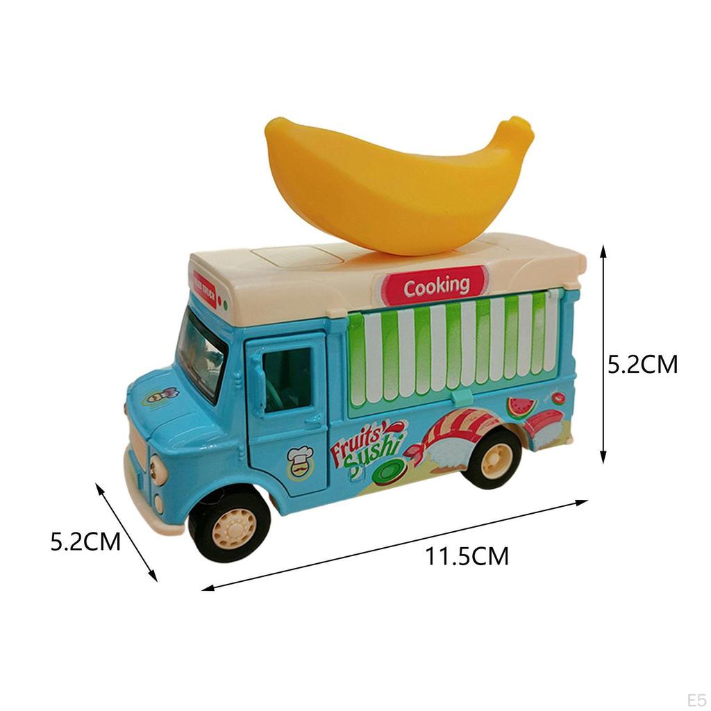 Die Cast Pull Back Cars, Toys with Music And Lights, Colorful, Opening Doors, Alloy Toy