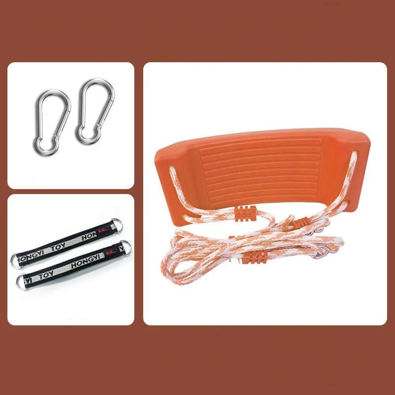 Children's Swing Toys Children's Outdoor Game Toys Garden Swing Durable Kids Hanging Toys with Adjustable Ropes Rainbow Swings