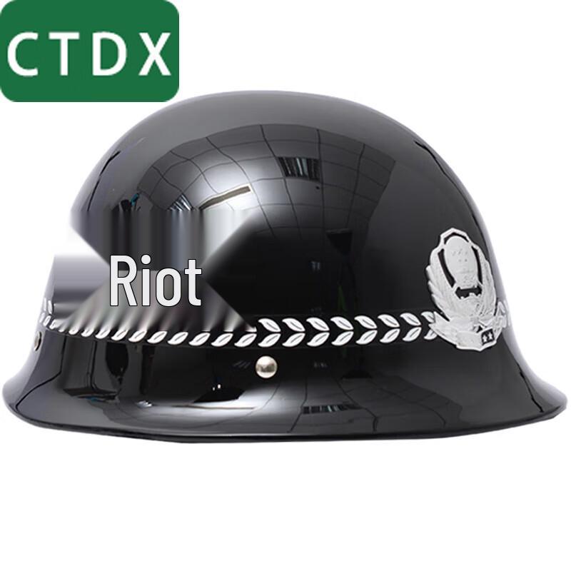 CTDX Black Anti-Riot Security Helmet