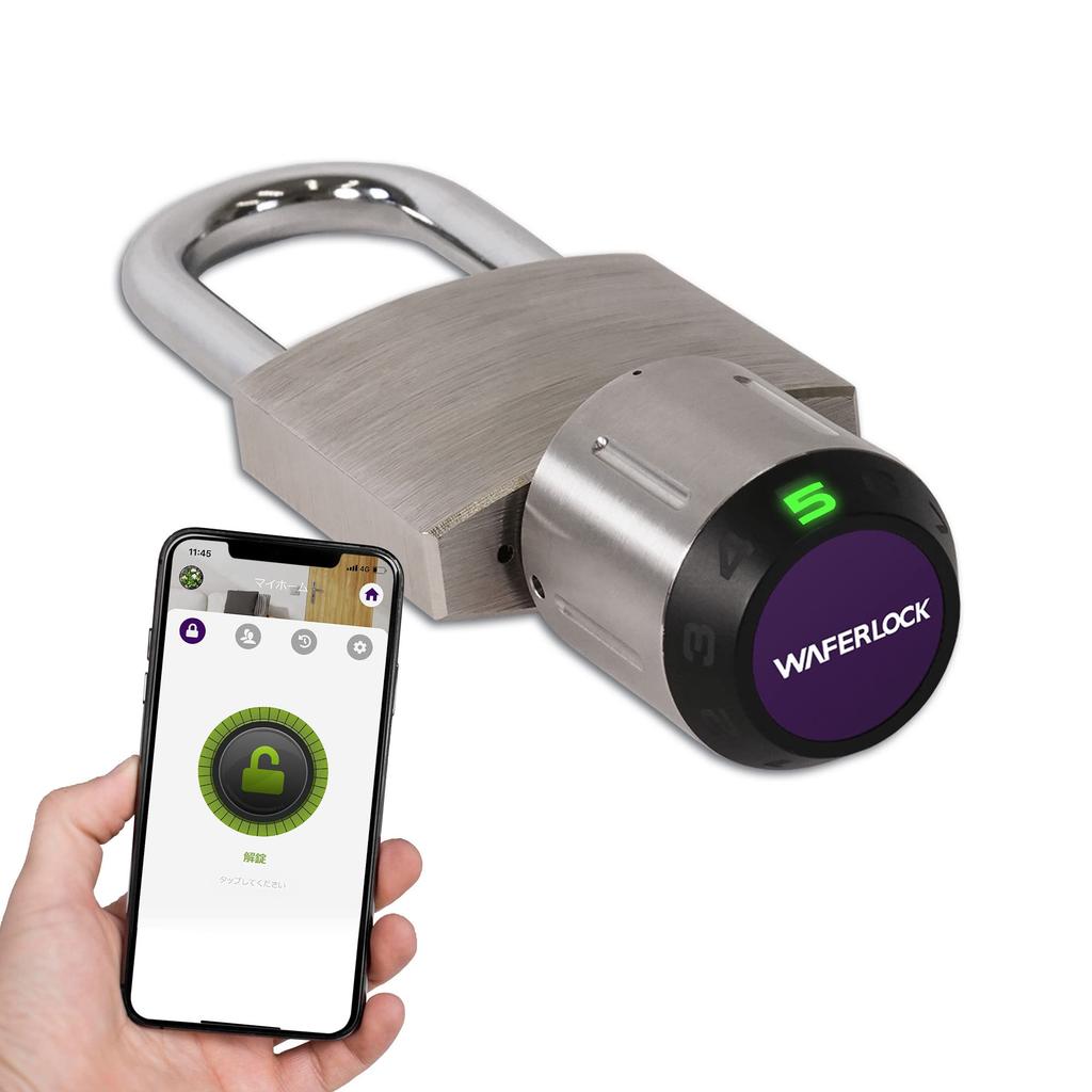 Smart Smart IP68 Waterproof and Shackle Diameter IC Tag Key IC Card Unlock with PIN Management Home WAFERLOCK, C210, Padlock, Padlock, Lock,