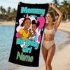 Customizable personalized beach towels Gracies Corner themed designs.Suitable for the beach, yoga, sports;ideal as beach accessories