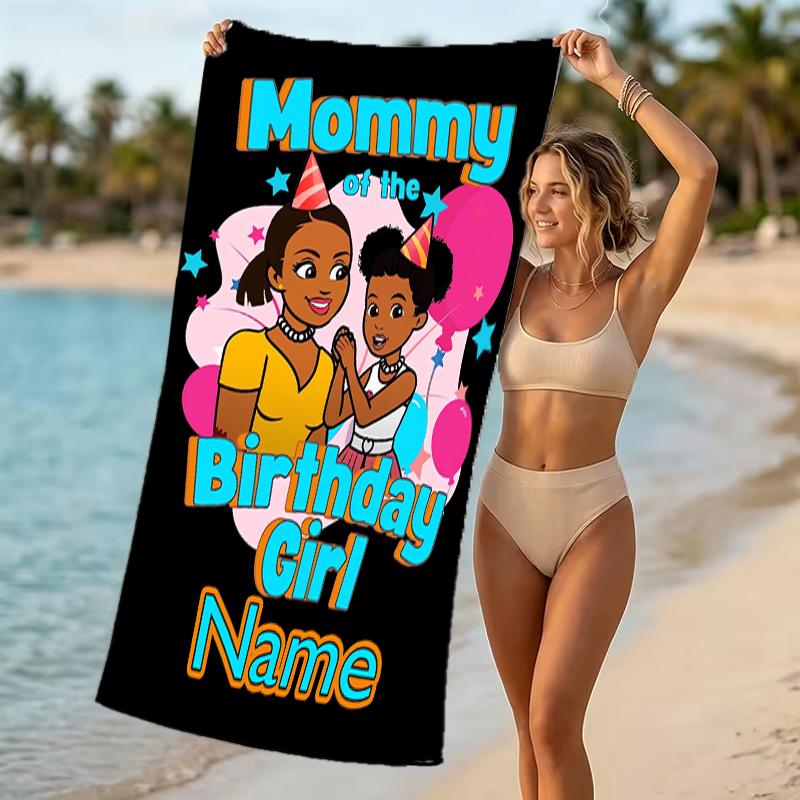 Customizable personalized beach towels Gracies Corner themed designs.Suitable for the beach, yoga, sports;ideal as beach accessories
