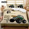 Engineering Vehicle Duvet Cover Set Polyester Bedding for Double Queen King Size Kids Boys Bedroom Decor