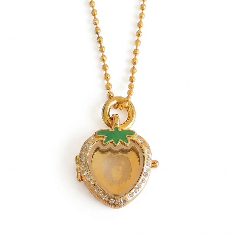 Openable Pendant Necklace Cute Shape Accessories Exquisite Diy Accessories Light Luxury Cute Style Jewelry With Necklace