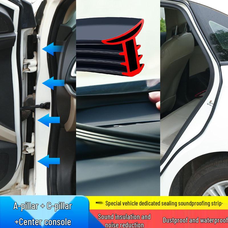 Chevrolet Malibu XL, Cavalier, Lova B-Pillar, C-Pillar, Center Console Soundproofing & Sealing Strips