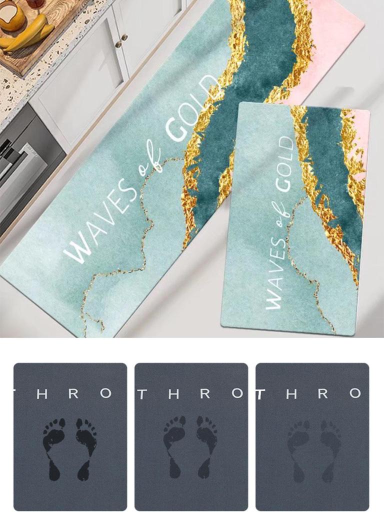 Fashion Simple Nordic Style Kitchen Mat  Carpet House Hold Carpet Modern Home Decor