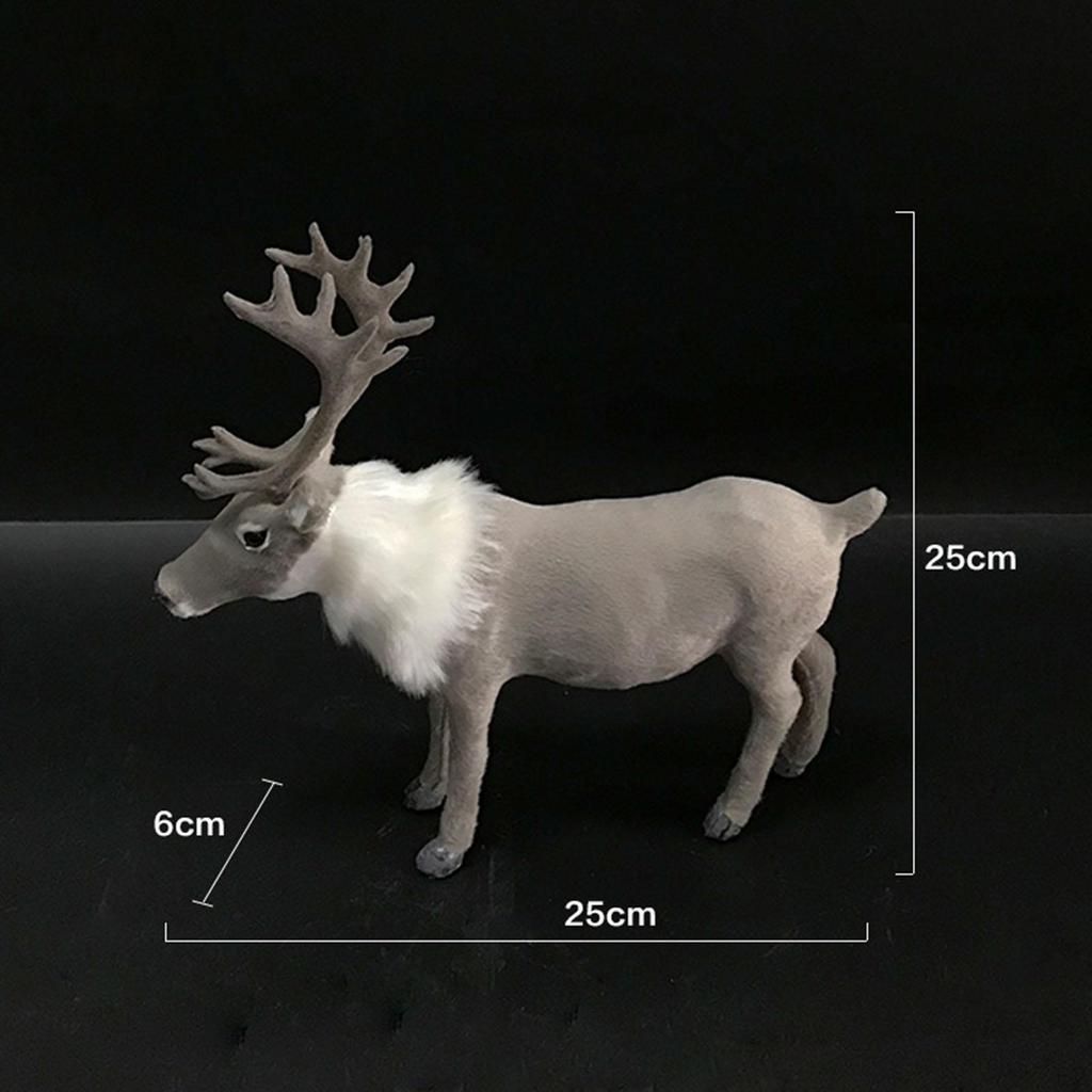 Deer Model Toys Early Educational for Party Home Winter Desktop Birthday Gifts