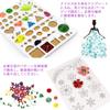 COOLBOTANG Paper Quilling Kit 19 Pieces 45 Colors 900 Strips Gradient Color DIY Craft Artificial Flower Materials Home Party Decorations Gift Suitable