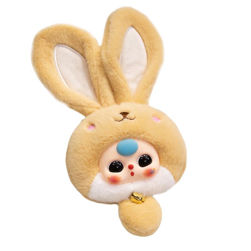 Glue Doll Face Small Pendant Plush Toy Doll Cartoon Bag Pendant Keychain Doll