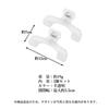 Clip Book 2-Piece Set Textbook Notebook Open Fixed Reading Transparent Stationery Office Supplies