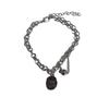 Bracelet Vintage Women Men Round Link Chain Trendy Jewelry Tassel Beads Exquisite Pendant Chains Hand Accessories