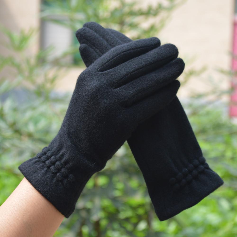 Wełniane, kaszmirowe, damskie, ciepłe, dotykowe, zimowe, codzienne rękawiczki