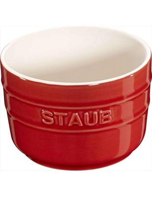 Staub Runde Rumdose, Kirsche, kleine Keramikschale, mikrowellengeeignet, japanisches Gericht „Mini 7 cm“ [Autorisiertes Produkt] 40511-103