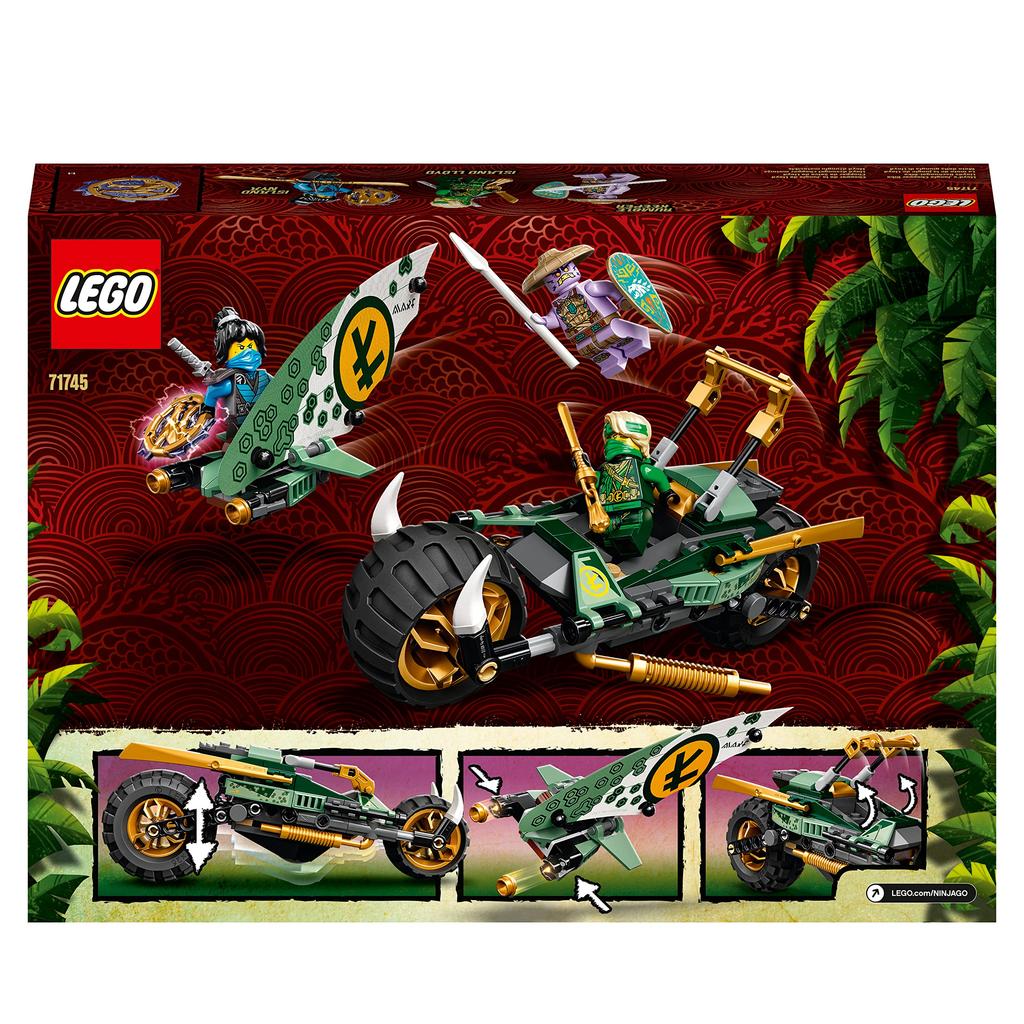 LEGO Ninjago Lloyd's Jungle Bike 71745, Toy, Building Blocks, Gift, Ninja Bike, Boys, Ages 7 and Up