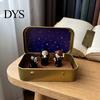 Artistic Desktop Decor 3Pcs/Set Mini Praying Figurines in A Box with Starry Sky, Scene Micro Landscape Ornament Religious Ornament, Portable