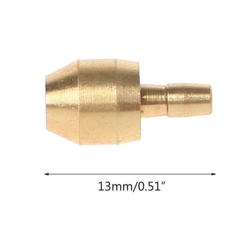 Brake Olive Head For Hayes 5.4mm Tubing Golden Metal Hydraulic Bicycle