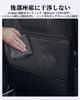 WEIPIN 2025 Toyota New Alphard Vellfire Kick Guard Rear Seat Covers with Storage Stain and Scratch Small Item Alphard 40 Set of 2 Black (40 Series)