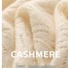 Women's Soft Cashmere Scarf: Cozy, Hollow Design for Fall/Winter. Versatile, Solid Color, Korean Style Knit Shawl.