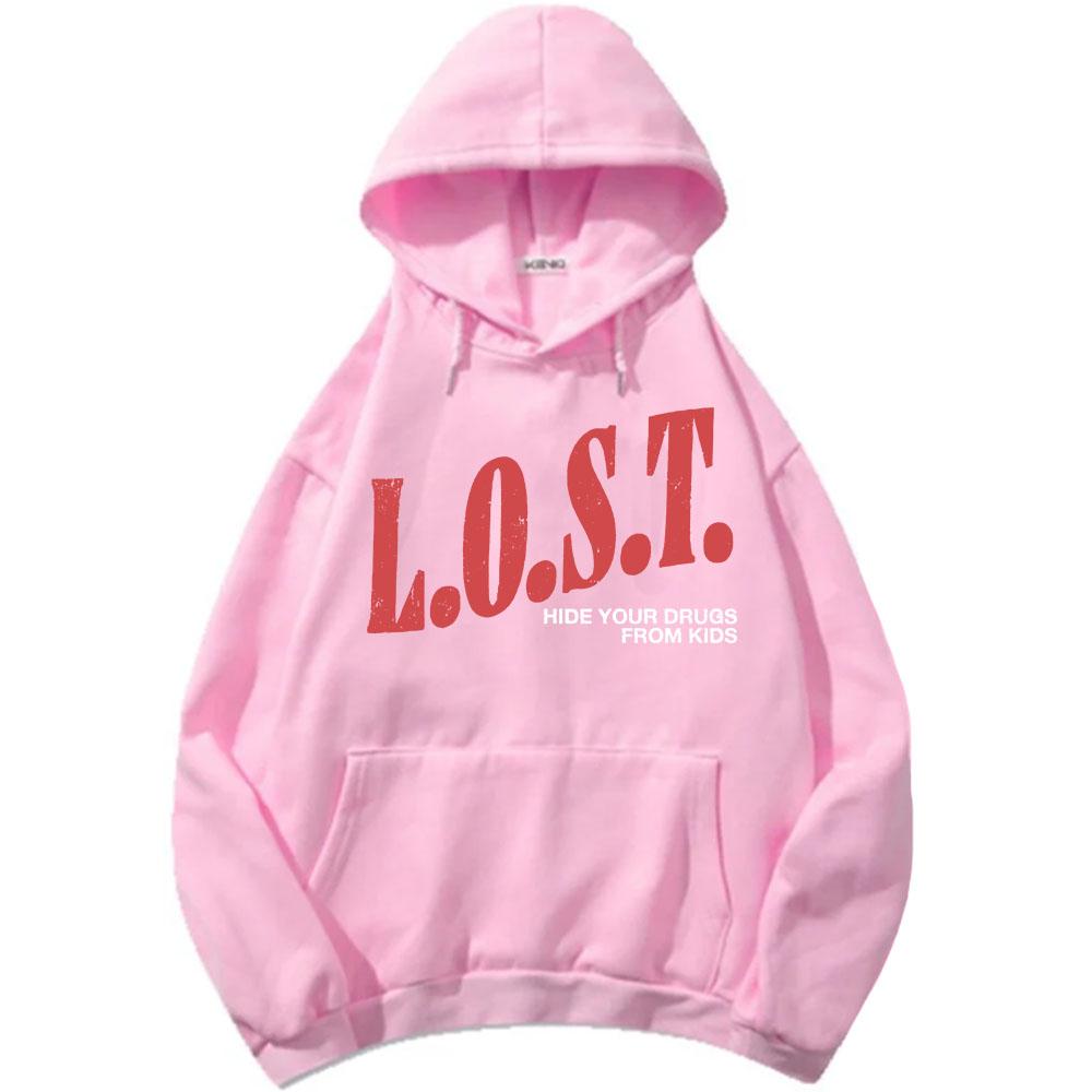 Mgk Lost Americana Hoodies Mode Herbst Fleece Kapuzenpullover Freizeit Langarm Herren Pullover Grafische Druckoberteile