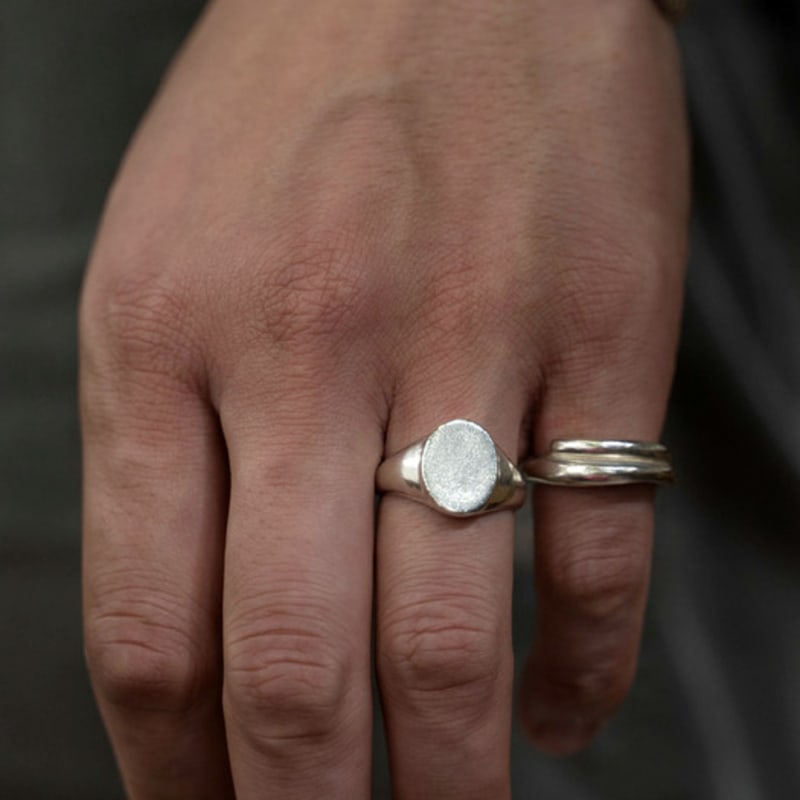 HARANG HR 81R_Silver Seal Ring