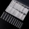 240pcs Natural Clear French False Acrylic Nail Tips Full/Half Cover Tips Coffin Fake Nails UV Gel Manicure Fake Nail