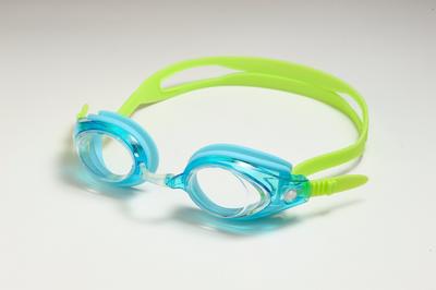 Seiko Swimming UV with Storage S56 Vision Children's Goggles, Protection, Case, (Aqua Blue)