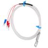 Temperature Sensor Probe PT100 Thermistor Temperature Measuring Probe Round Hole Patch Type5m