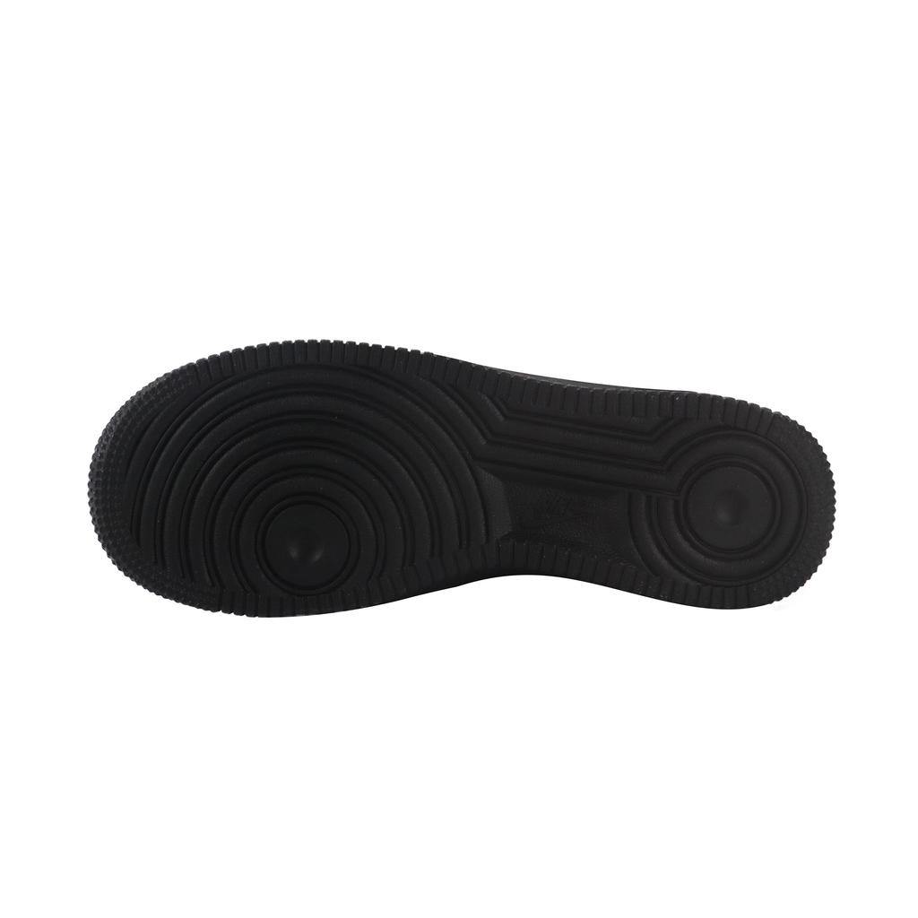 Nike Air Force 1 Abrasion Resistant Low top Skateboard Shoes Unisex Black Silver CW2288-001(Team119-)