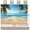 2D Hawaiian Seaside Beach Backdrop for Summer Party Photoshoot