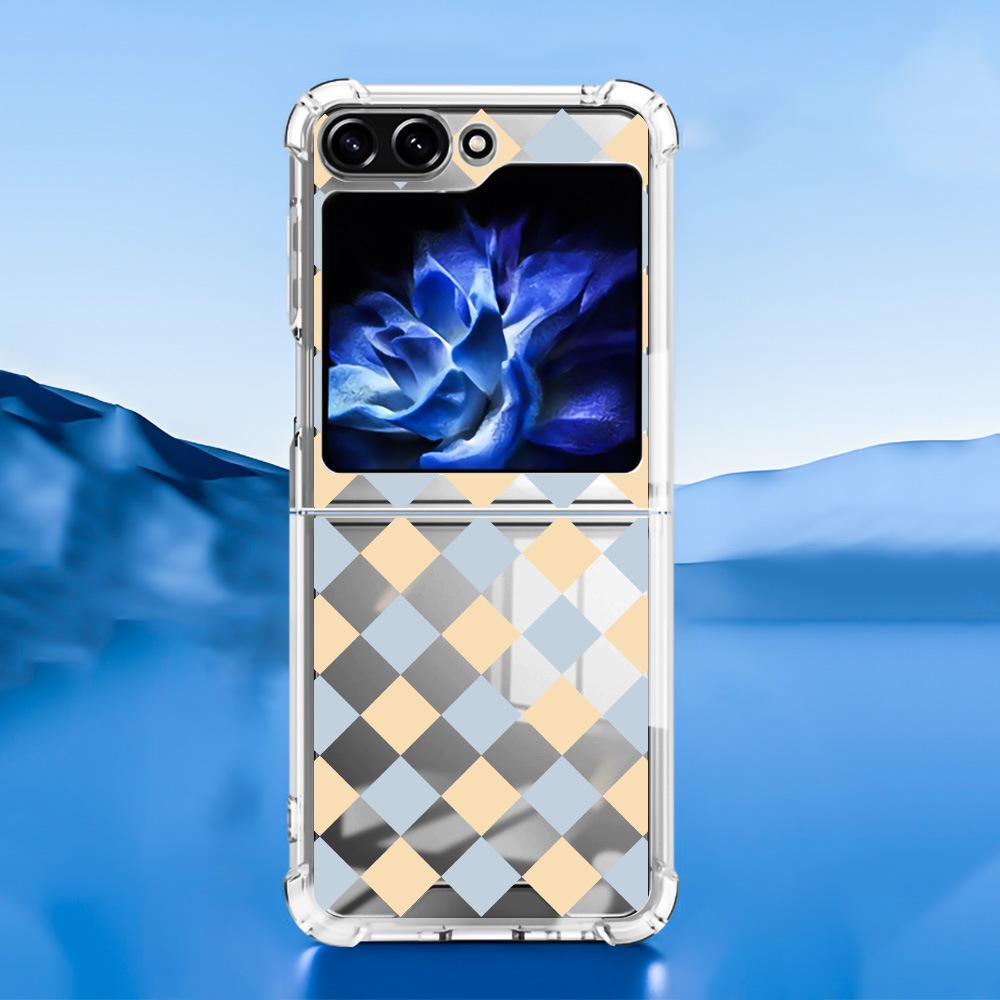 Samsung Galaxy Z Flip 5 Butterfly Lace 2-in-1 Phone Case with TPU+PC Material