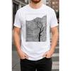 Plus Size - Men's T-Shirt S-5XL Featuring A Minimalist Tree And Mountain Graphic With Inspirational Text Still Growing Even In Dead Seasons - A