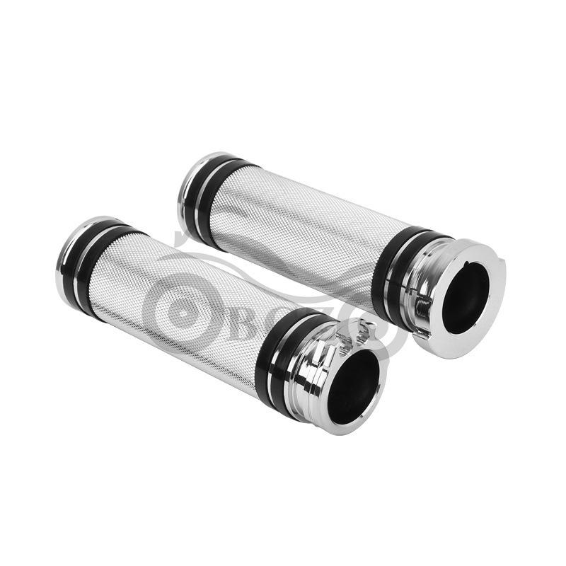 Harley XL883/XL1200/48 Retro CNC Motorcycle Handlebar Grips 25mm