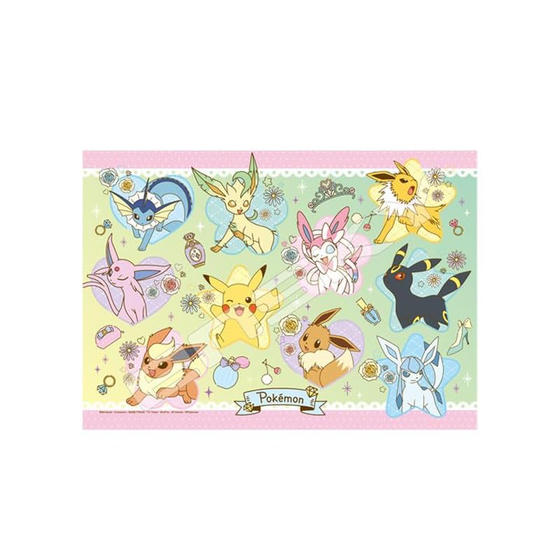 ENSKY Pokemon Пикачу и Иви Друзья 18,2 x 25,7 см Пазл, 208 деталей, Для детей от 4 лет, 208-129