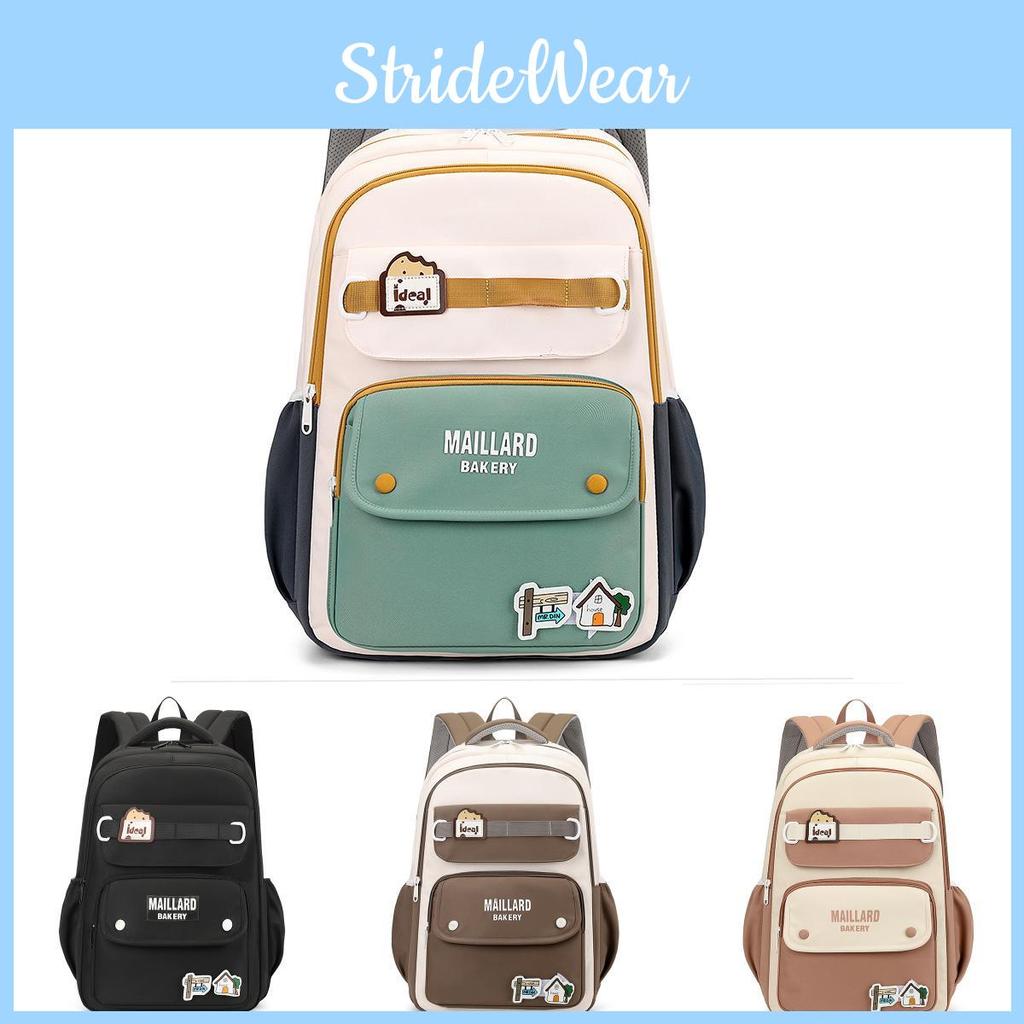 Modern Multicolor Nylon Backpack With Large Capacity Ideal For Everyday Use And School