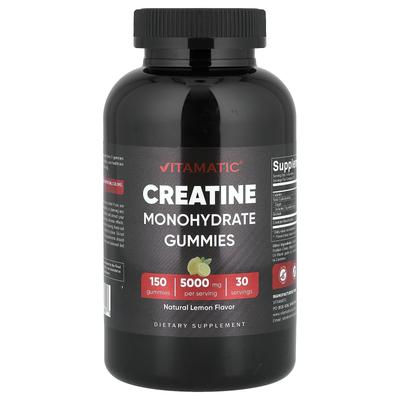 Kreatin-Monohydrat-Gummibärchen, Zitrone, 150 Gummibärchen (1.000mg pro Gummibärchen)