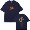 Anime Demon Slayer Rengoku Kyoujurou T Shirts Men Women Clothing Cotton Crewneck T-shirt Male Fashion Vintage Tshirt Streetwear