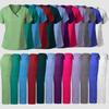 Summer Medical Scrub Suit - Short Sleeve Surgical Gown for Operating Room