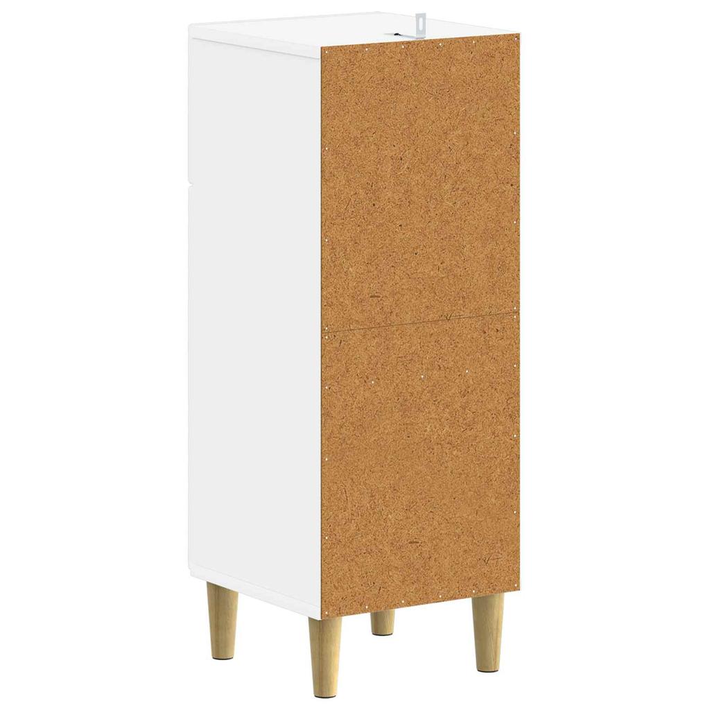Bathroom Storage Cabinet DELFT White 30 X 31 X 80 Cm