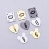 Diy Metal Flatback Heart Sticking Hooks Accessories for Jewelry Making Gold Silver Phone for Case Charms Connecting Clas