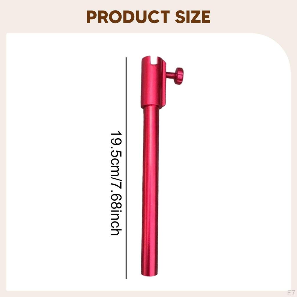 Lure Tray Bracket Aluminum Alloy 19.5cm Support Tube Baits Rod for Coastal Beach