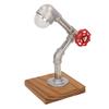 Table Lamp Industrial Design Pipe LED Cool White Light Home Decoration for Bedroom Living Room UK