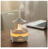UFO Regentropfen Aroma Diffusor Ätherisches Öl Diffusor mit Fernbedienung 7 bunte Lichter Aroma Diffusor Luftbefeuchter für Zuhause