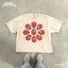 Ladybug Graphic Tee Insect Mandala Art Shirt Bug Lover Gift Nature Aesthetic Cottagecore Tee Vintage Botanical Unisex Shirt