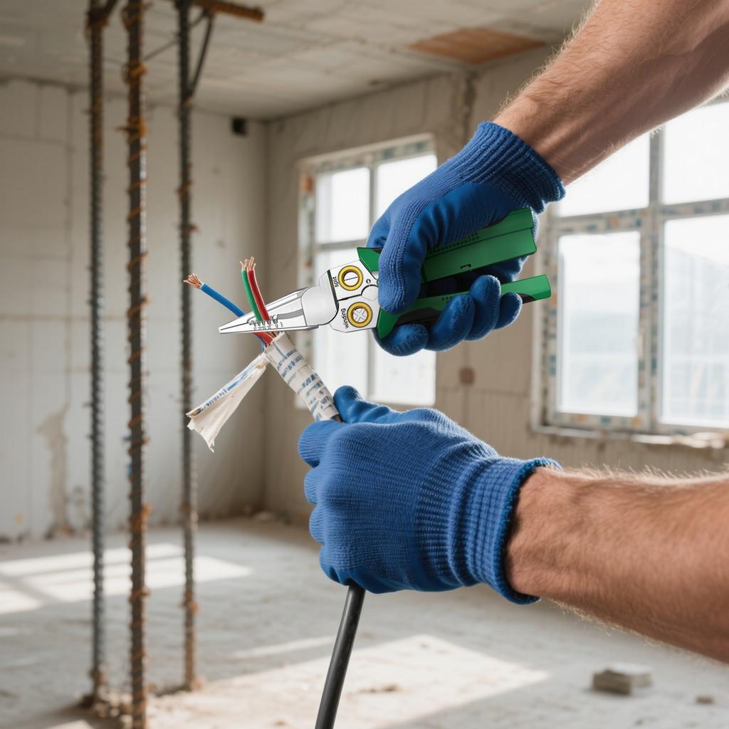 Wire Strippers With Electricity Measurement Function, Wire Stripping Pliers For Cutting And Pulling Wires, Cable Scissors For Scraping