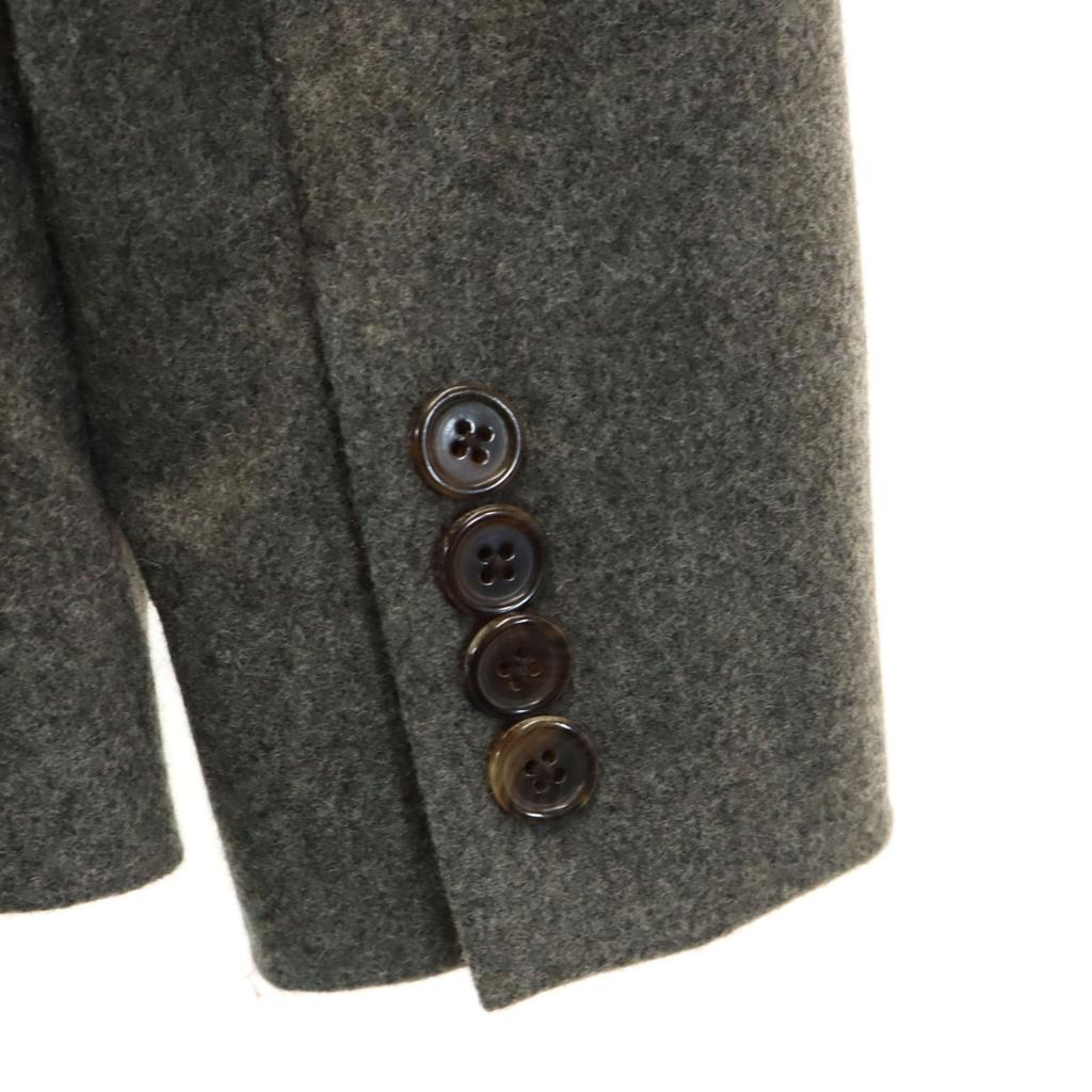 Ralph Lauren Jaqueta sob medida de mistura de lã 7 cinza Infantil Usada