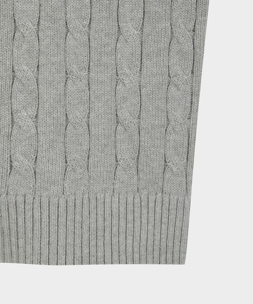 Brooks Brothers Cotton Cable Vest (Grey) (Bbwvmbg105)