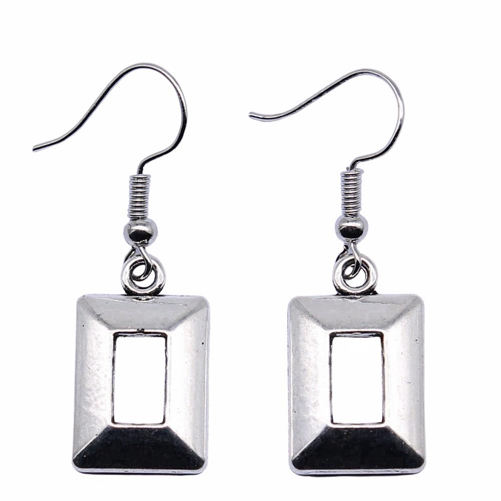 Filigree Teardrop Dangle Earrings Vintage Boho Leaf Drop Earrings For Women Ethnic Retro Jewelry