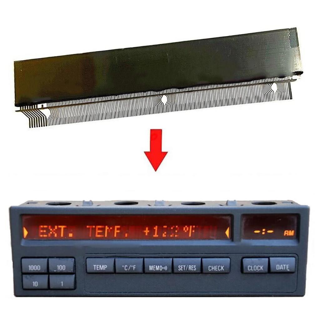 11-Button Computer OBC LCD Display 62136913865 62138357666 for BMW E31 E36 3 8 Series M3 318 323 325 328 840 Instrument Cluster