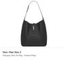 SAINT LAURENT Le 5 A 7 Calfskin Shoulder Bag Large Women's Black 753837-AACQG-1000