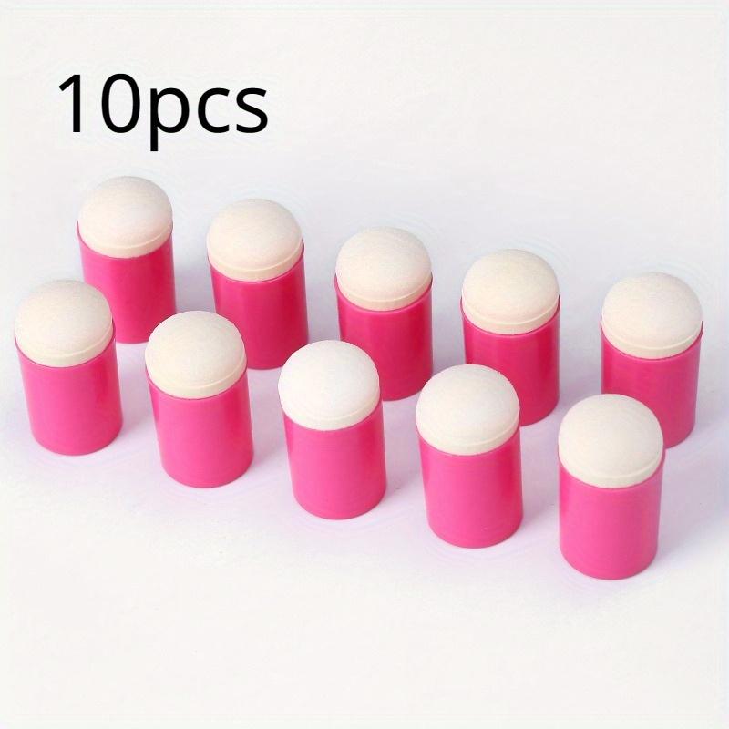 10pcs Craft Finger Sponge Daubers Drawing Project Finger Painting Sponge Set for Card Making, Painting, Stamping, Ink